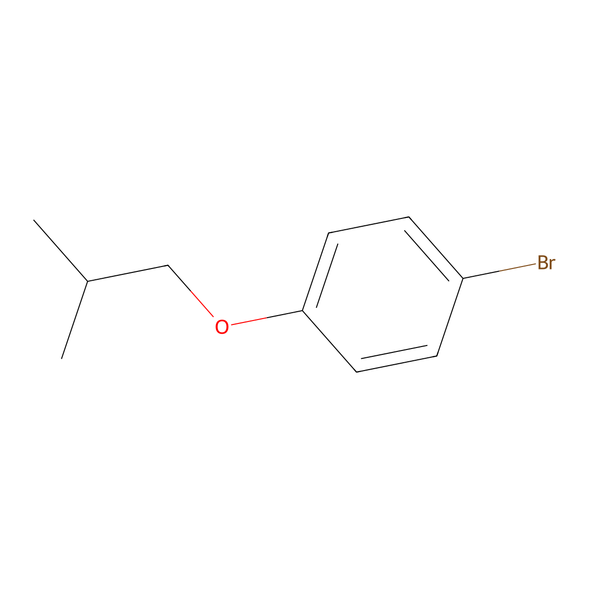 1-Bromo-4-(2-methylpropoxy)benzene molecular structure, CAS 30752-23-9