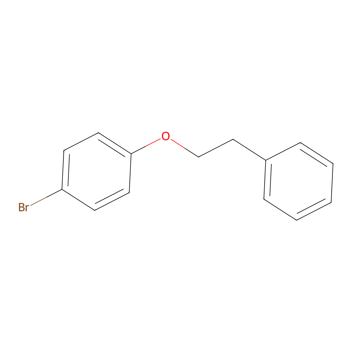 1-Bromo-4-(2-phenylethoxy)benzene molecular structure, CAS 30752-27-3