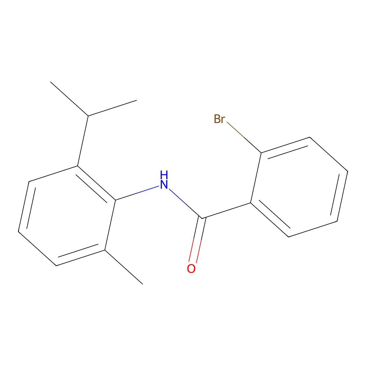 2-bromo-N-(2-methyl-6-propan-2-ylphenyl)benzamide molecular structure, CAS 307539-43-1