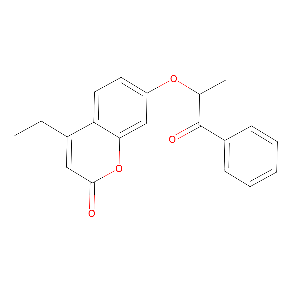 4-ethyl-7-[(1-oxo-1-phenylpropan-2-yl)oxy]-2H-chromen-2-one molecular structure, CAS 307546-49-2
