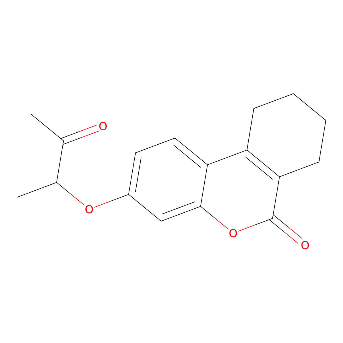 3-(1-Methyl-2-oxopropoxy)-7,8,9,10-tetrahydro-6H-benzo[C]chromen-6-one molecular structure, CAS 307549-77-5