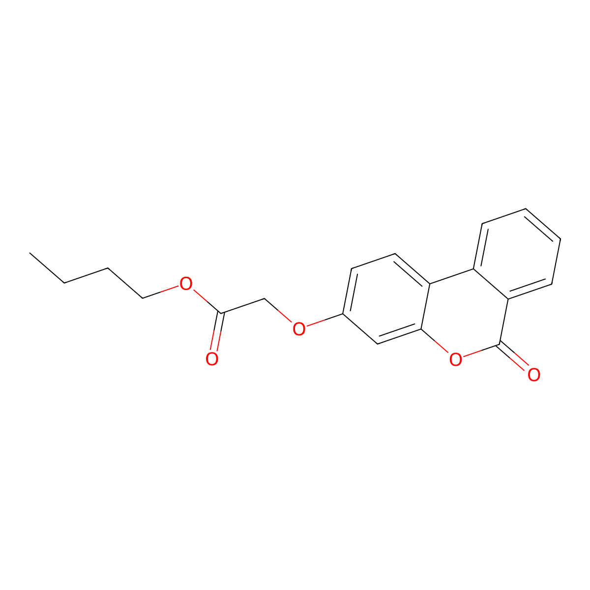 butyl [(6-oxo-6H-benzo[c]chromen-3-yl)oxy]acetate molecular structure, CAS 307551-18-4