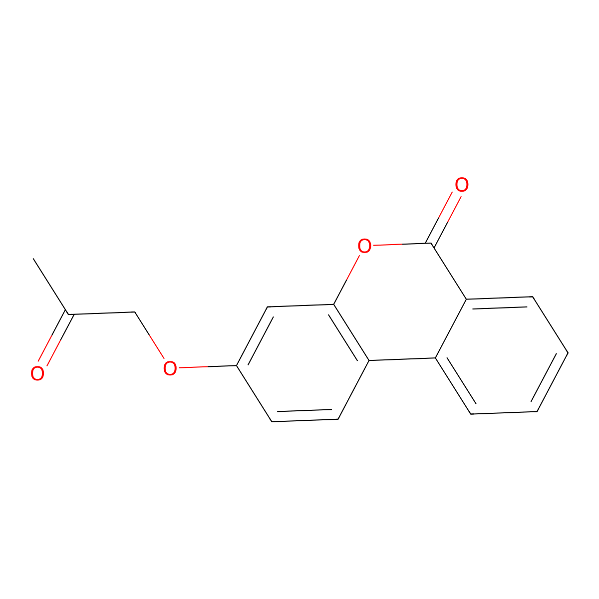 3-(2-Oxopropoxy)-6h-benzo[c]chromen-6-one molecular structure, CAS 307551-22-0
