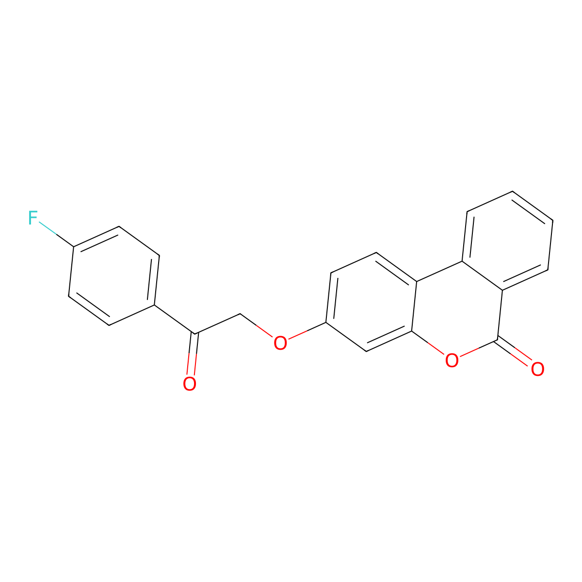 3-[2-(4-Fluorophenyl)-2-oxoethoxy]benzo[c]chromen-6-one molecular structure, CAS 307551-26-4