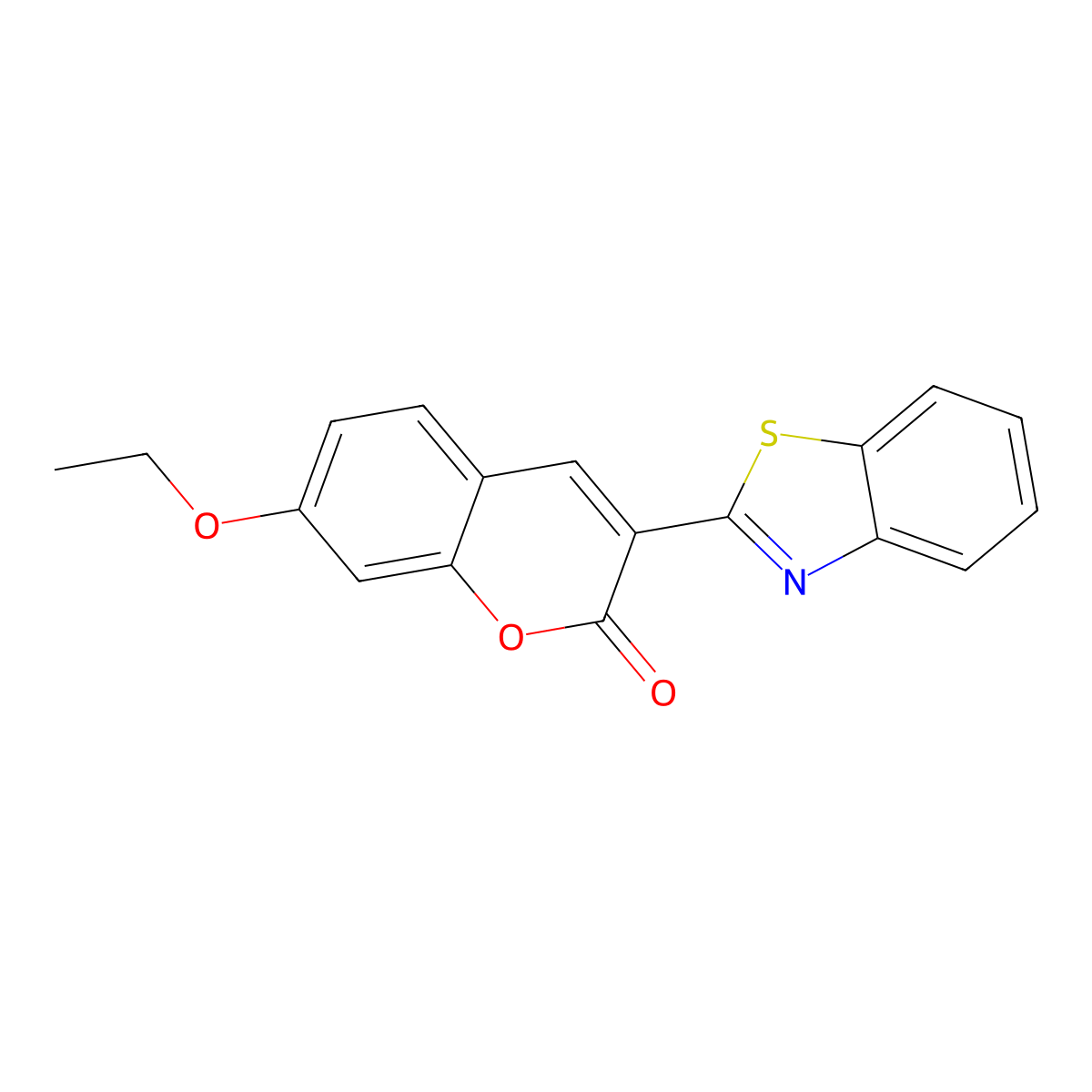 3-(1,3-benzothiazol-2-yl)-7-ethoxy-2H-chromen-2-one molecular structure, CAS 307551-81-1