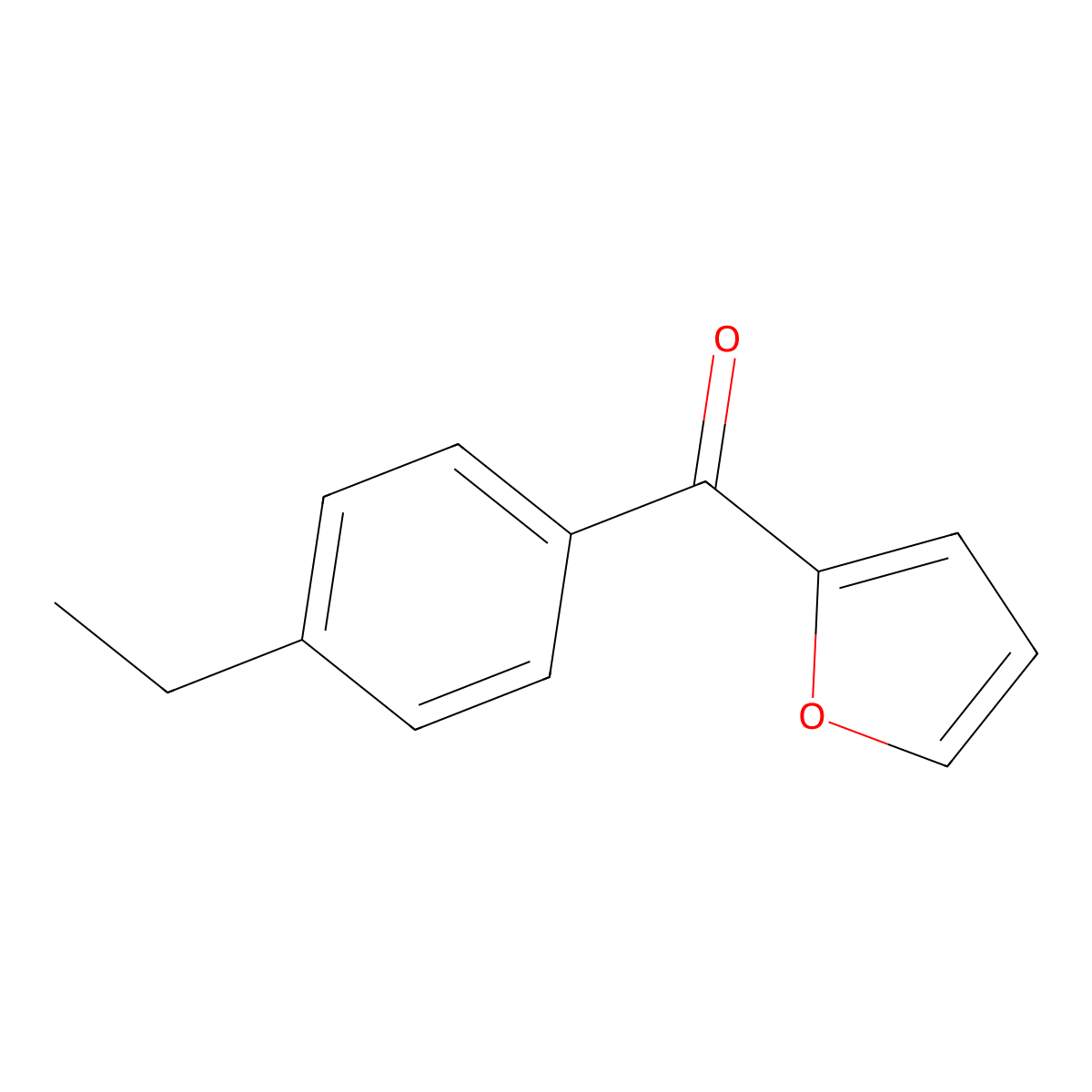 2-(4-Ethylbenzoyl)furan molecular structure, CAS 30764-59-1