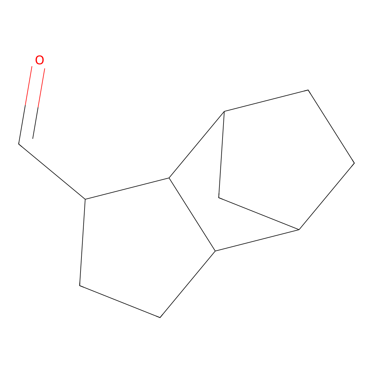4,7-Methano-1H-indenecarboxaldehyde, octahydro- molecular structure, CAS 30772-79-3