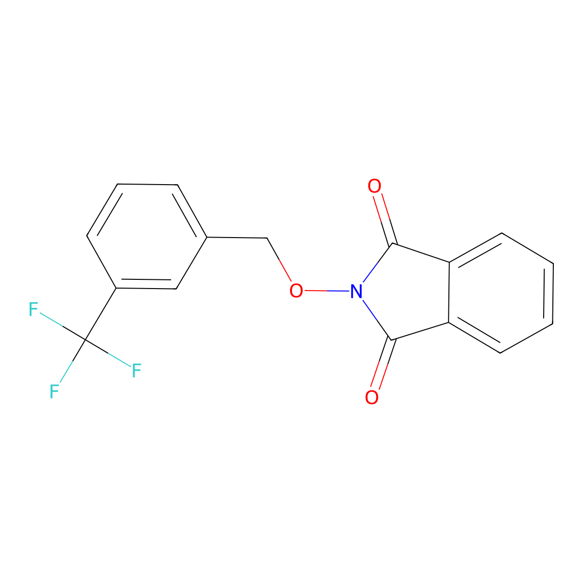 N-(3-trifluoromethylbenzyloxy)phthalimide molecular structure, CAS 30777-88-9