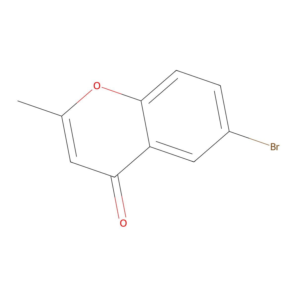 6-Bromo-2-methylchromone molecular structure, CAS 30779-63-6