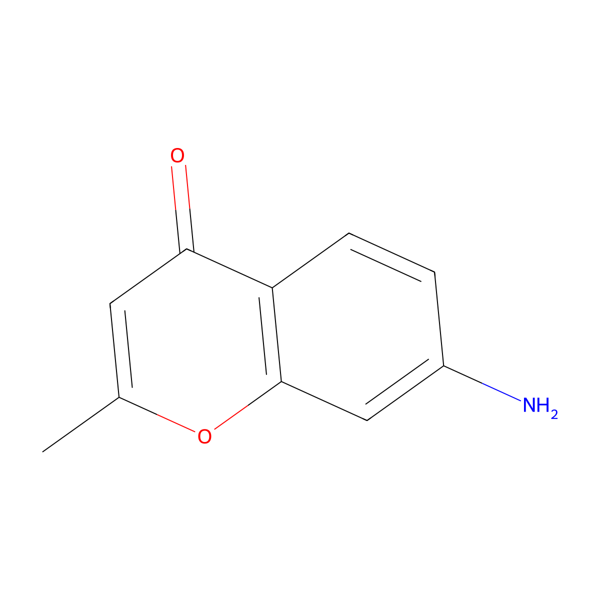 7-Amino-2-methylchromone molecular structure, CAS 30779-70-5