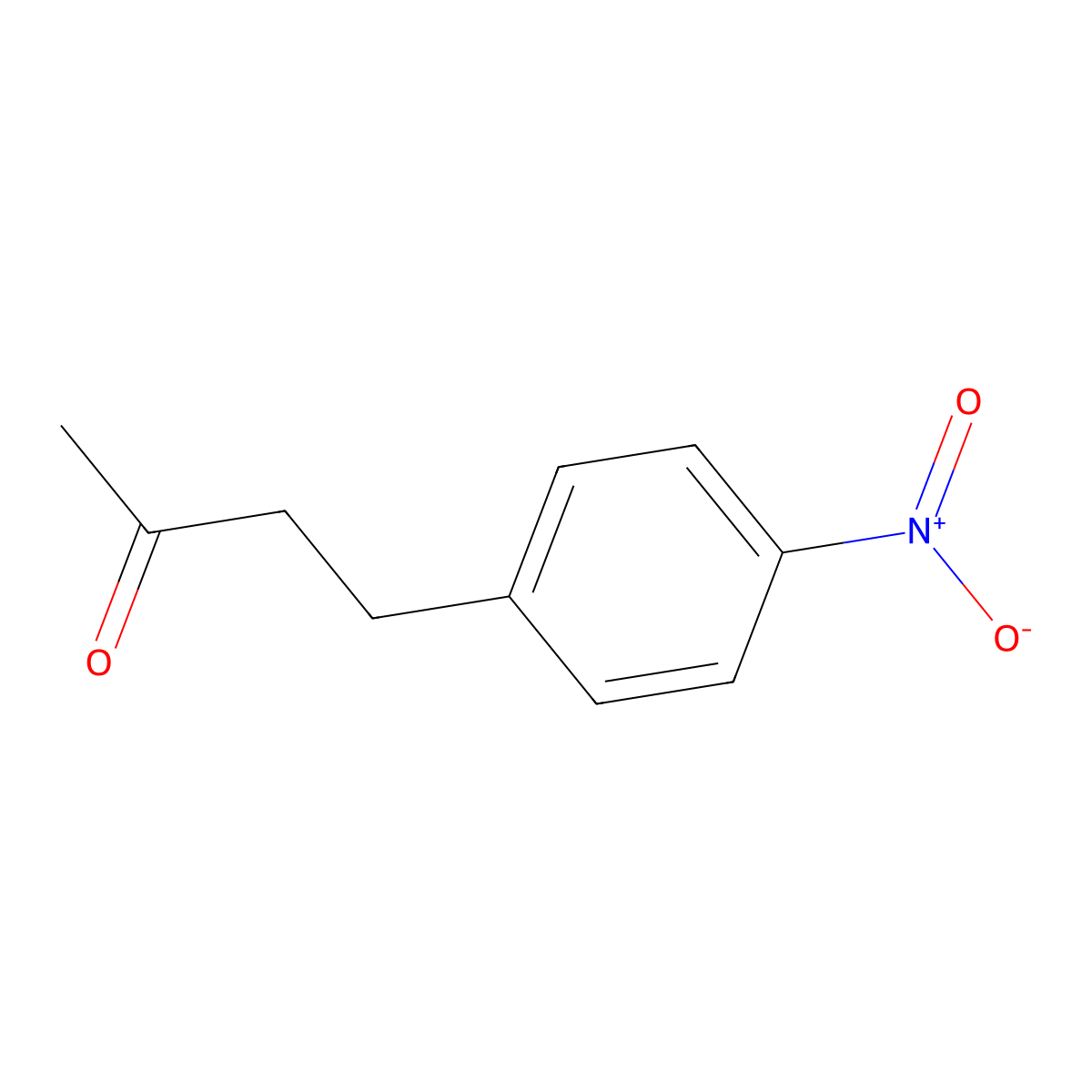 4-(4-Nitrophenyl)butan-2-one molecular structure, CAS 30780-19-9