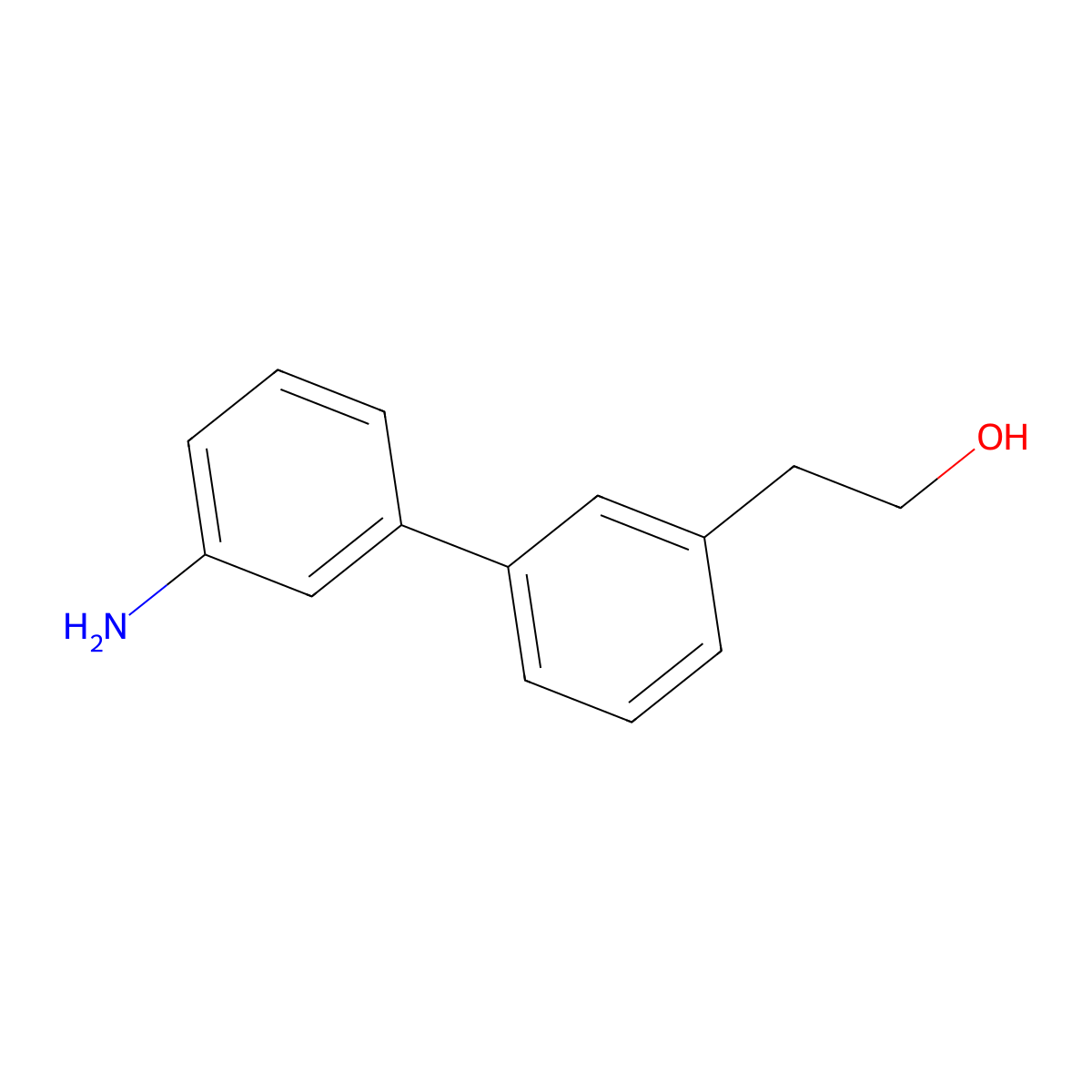 2-(3'-Amino-[1,1'-biphenyl]-3-yl)ethanol molecular structure, CAS 3078353-53-1