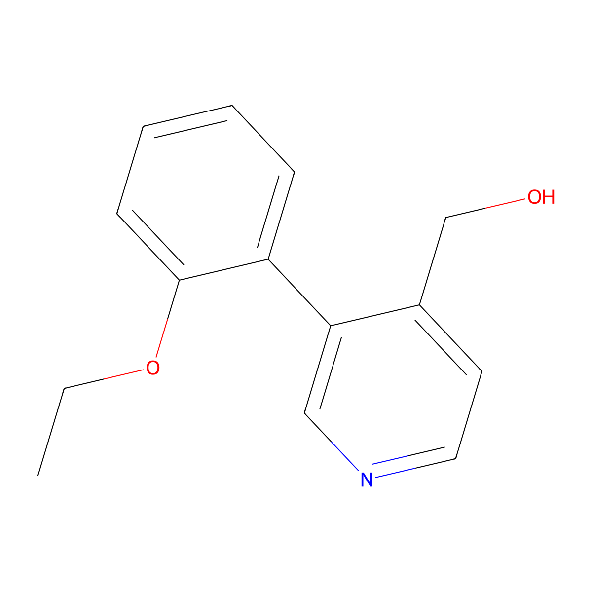 (3-(2-Ethoxyphenyl)pyridin-4-yl)methanol molecular structure, CAS 3078364-90-3