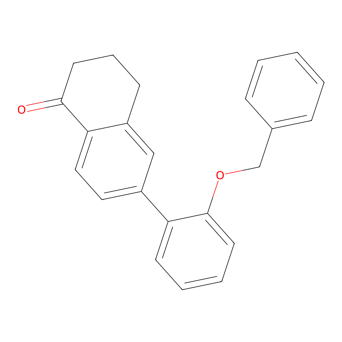 6-(2-(Benzyloxy)phenyl)-3,4-dihydronaphthalen-1(2H)-one molecular structure, CAS 3078380-89-6