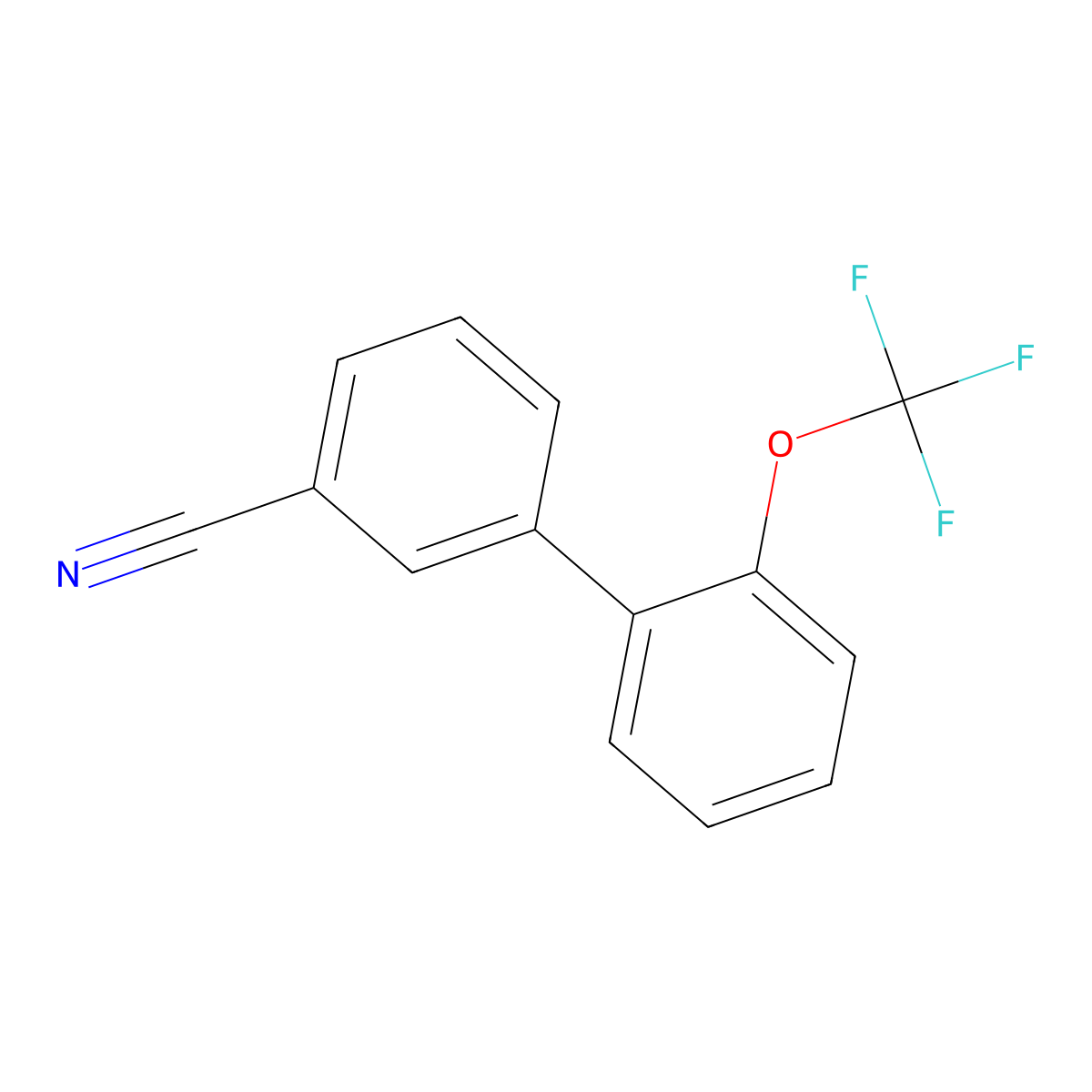 2'-(Trifluoromethoxy)-[1,1'-biphenyl]-3-carbonitrile molecular structure, CAS 3078402-47-5
