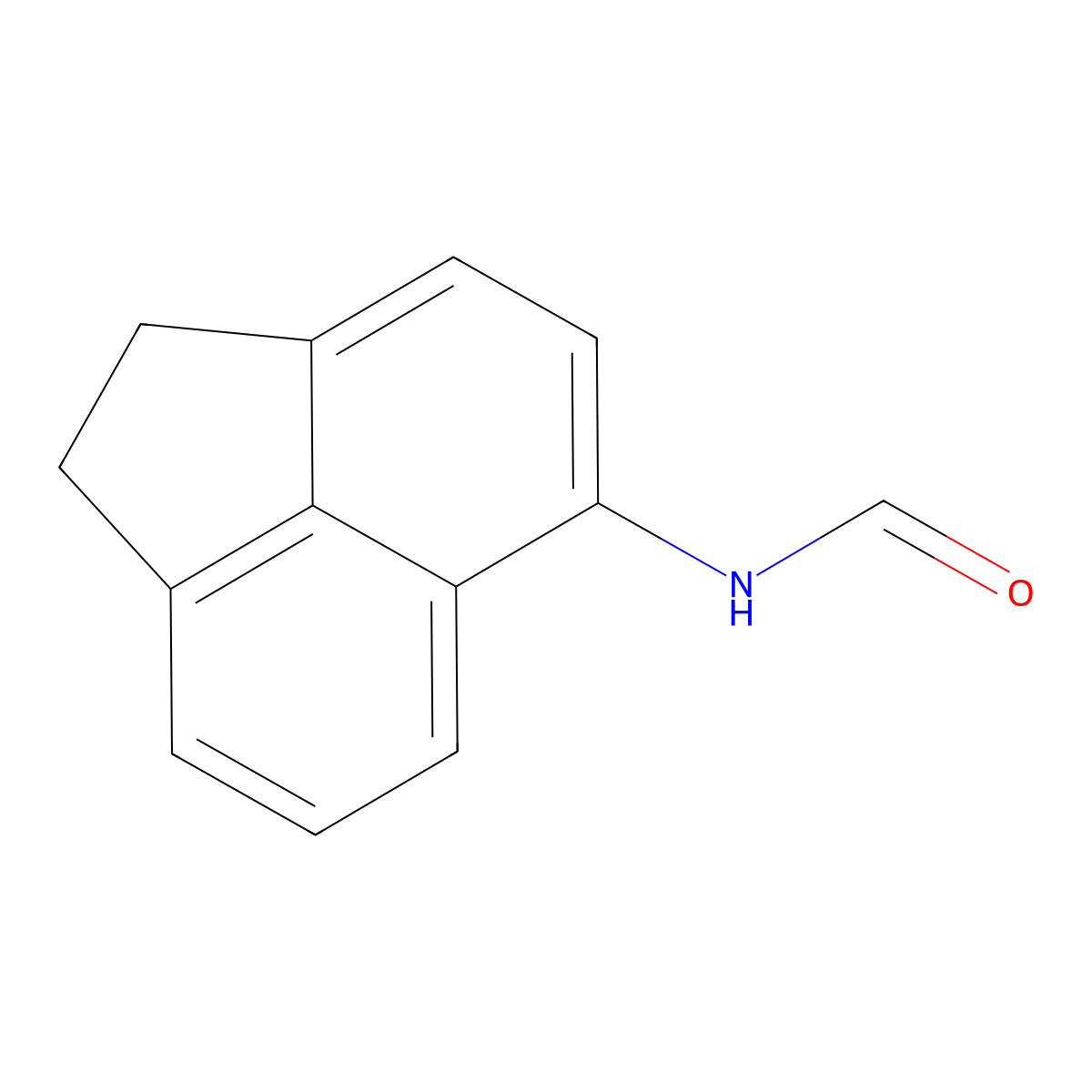 1,2-Dihydro-5-acenaphthylenylformamide molecular structure, CAS 30799-15-6