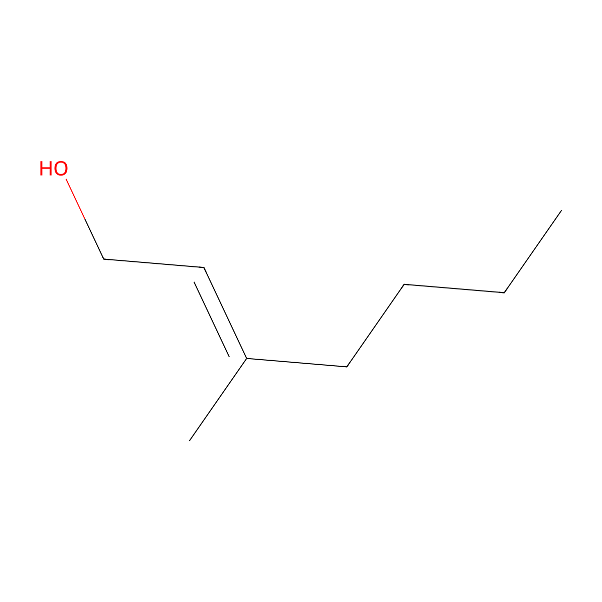 3-Methylhept-2-en-1-ol molecular structure, CAS 30801-97-9