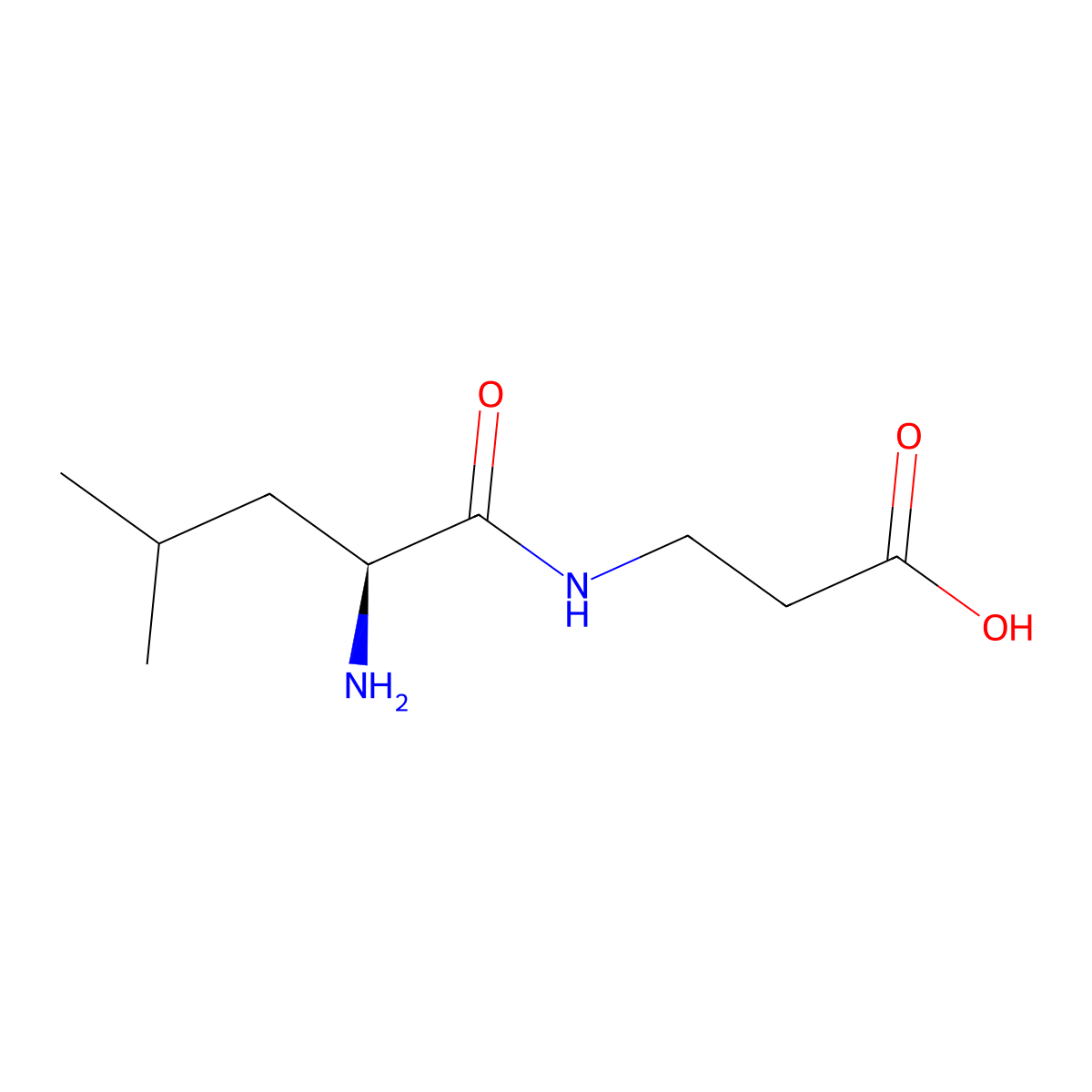 Leu-beta-Ala molecular structure, CAS 30806-09-8