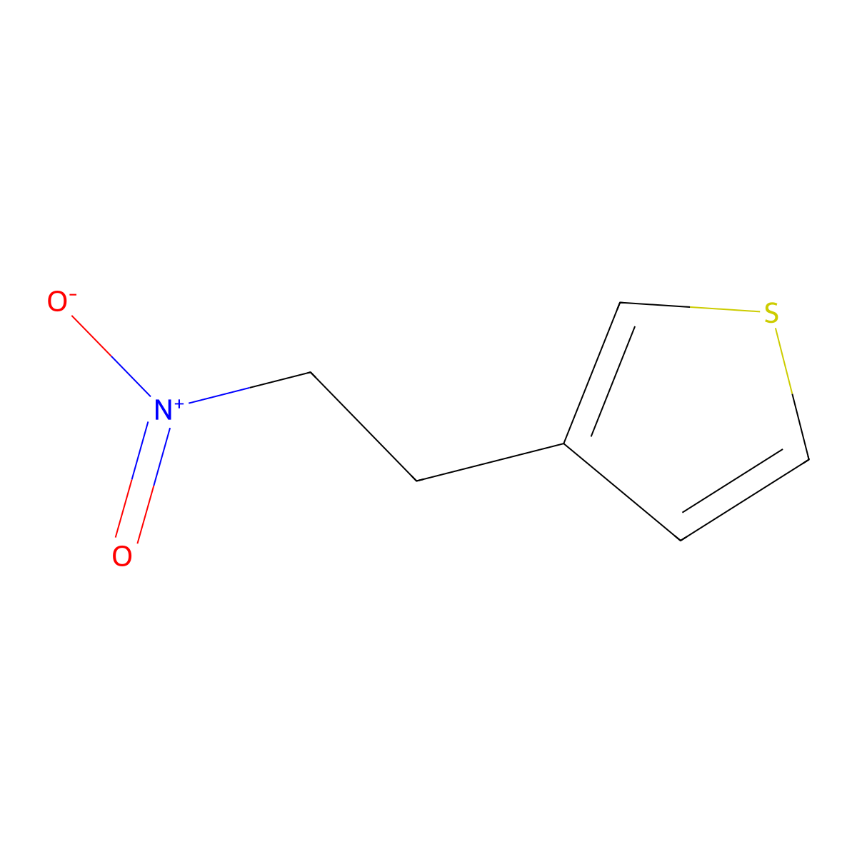 3-(2-Nitroethyl)thiophene molecular structure, CAS 30807-45-5