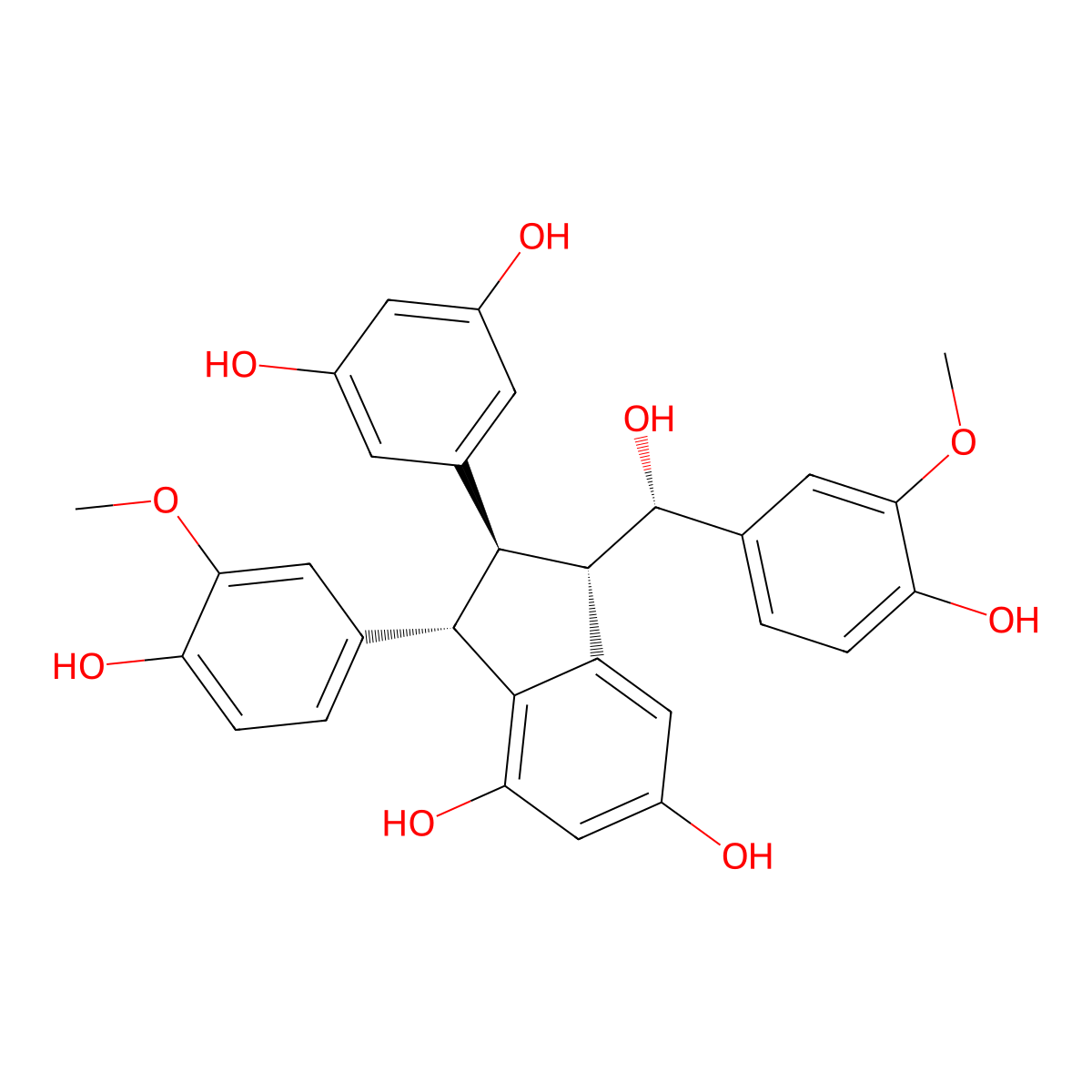 Gnetuhainin I molecular structure, CAS 308105-06-8