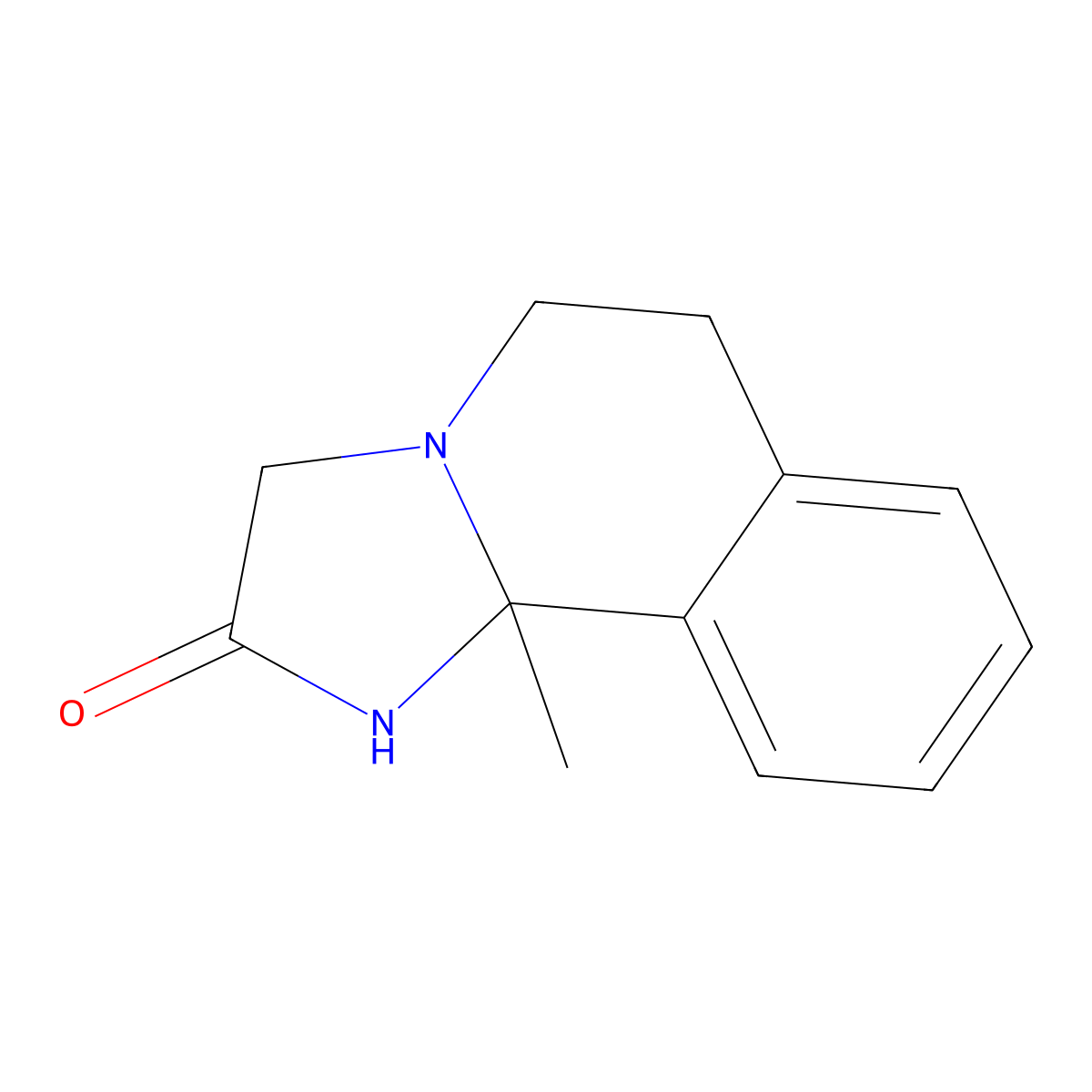 10b-Methyl-1,3,5,6-tetrahydroimidazo[2,1-a]isoquinolin-2-one molecular structure, CAS 308108-06-7