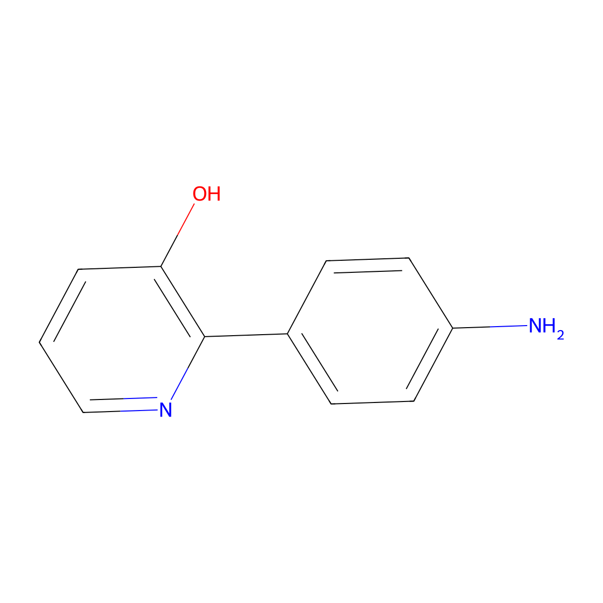 2-(4-Aminophenyl)pyridin-3-ol molecular structure, CAS 30820-91-8