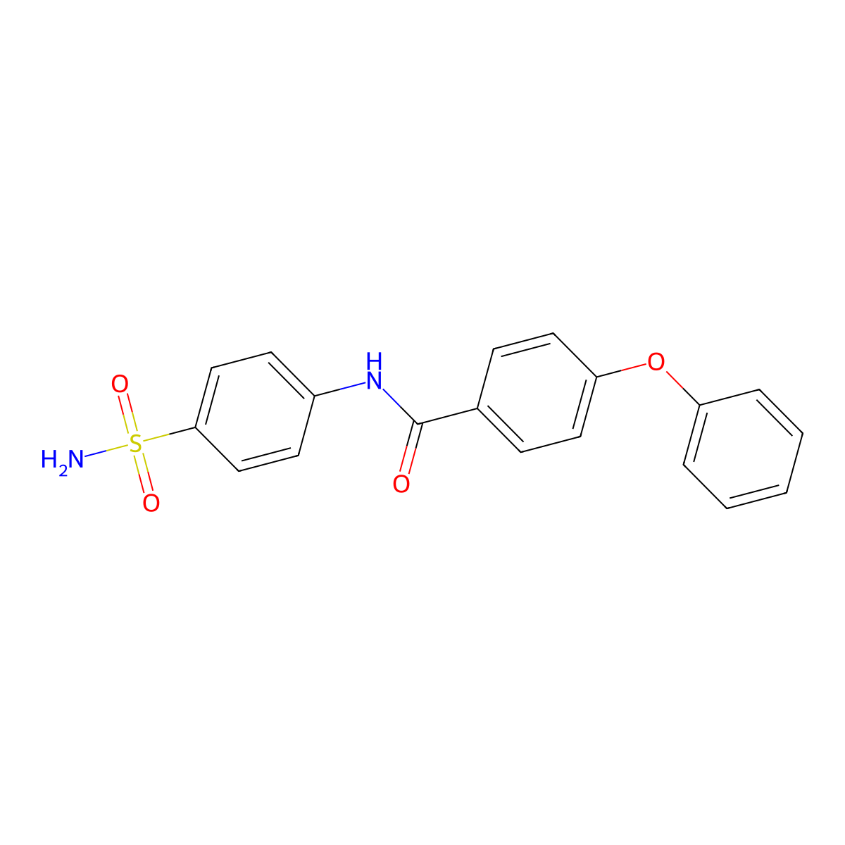 4-phenoxy-N-(4-sulfamoylphenyl)benzamide molecular structure, CAS 308292-74-2
