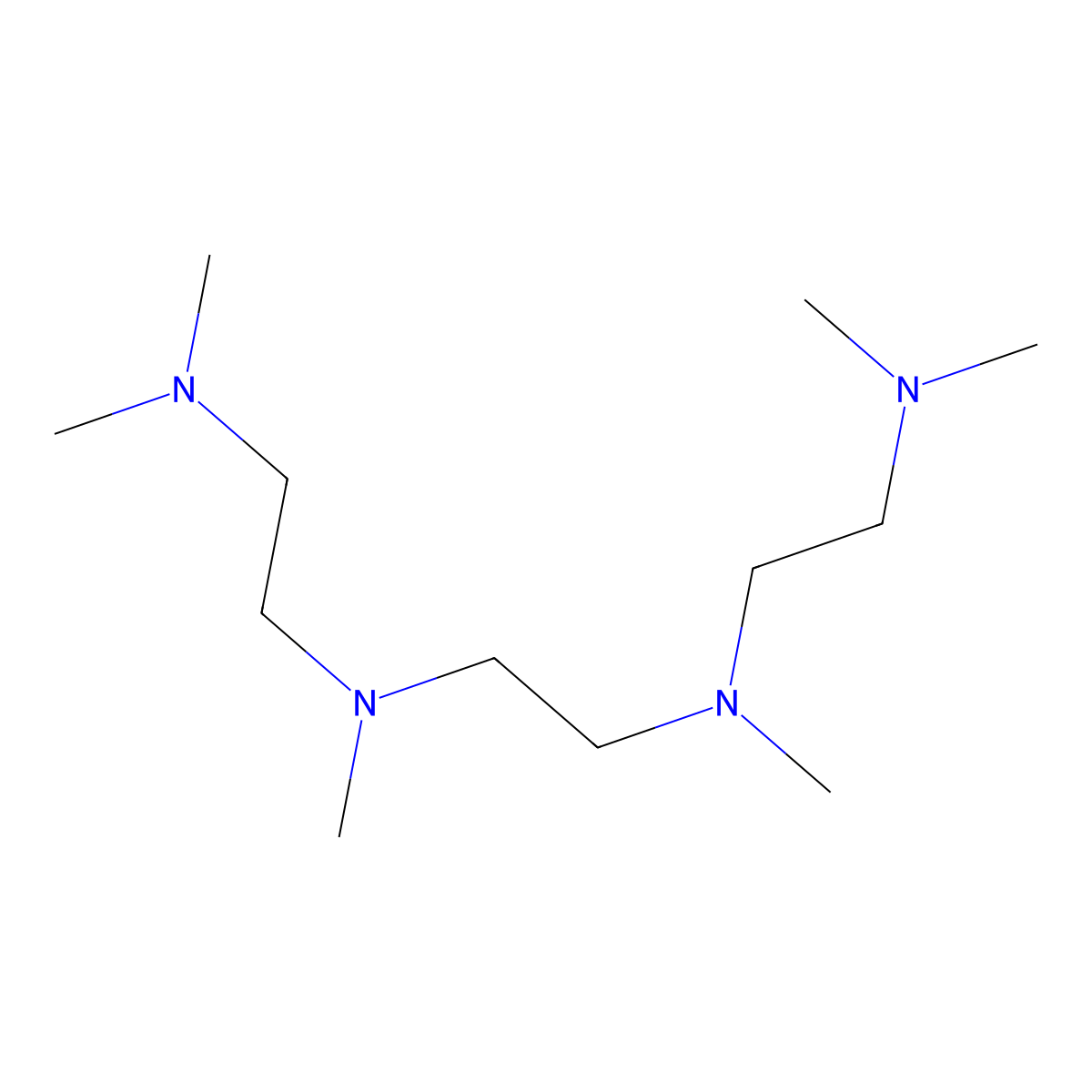 Hexamethyltriethylenetetramine molecular structure, CAS 3083-10-1