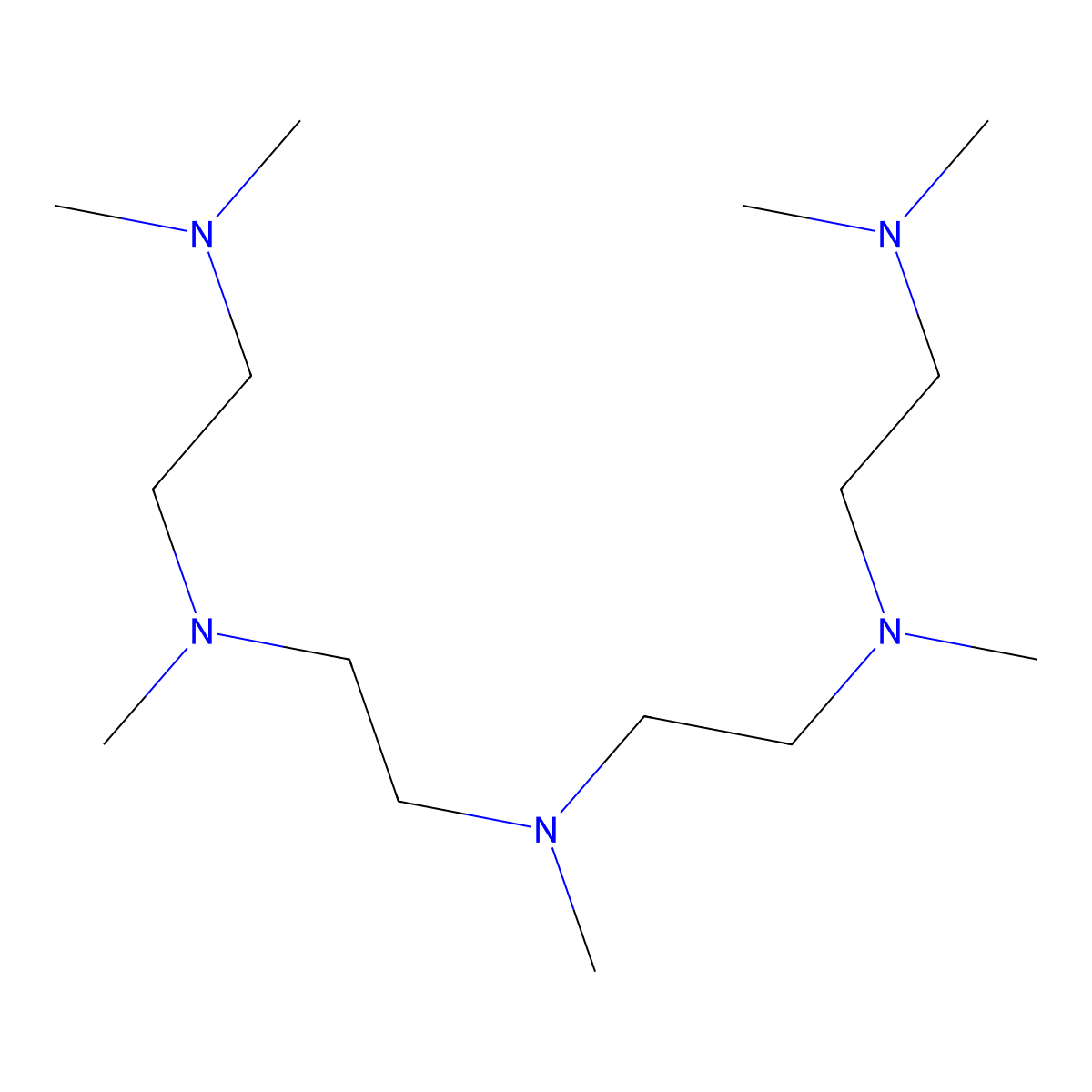 N-(2-(Dimethylamino)ethyl)-N'-(2-((2-(dimethylamino)ethyl)methylamino)ethyl)-N,N'-dimethylethylenediamine molecular structure, CAS 3083-11-2