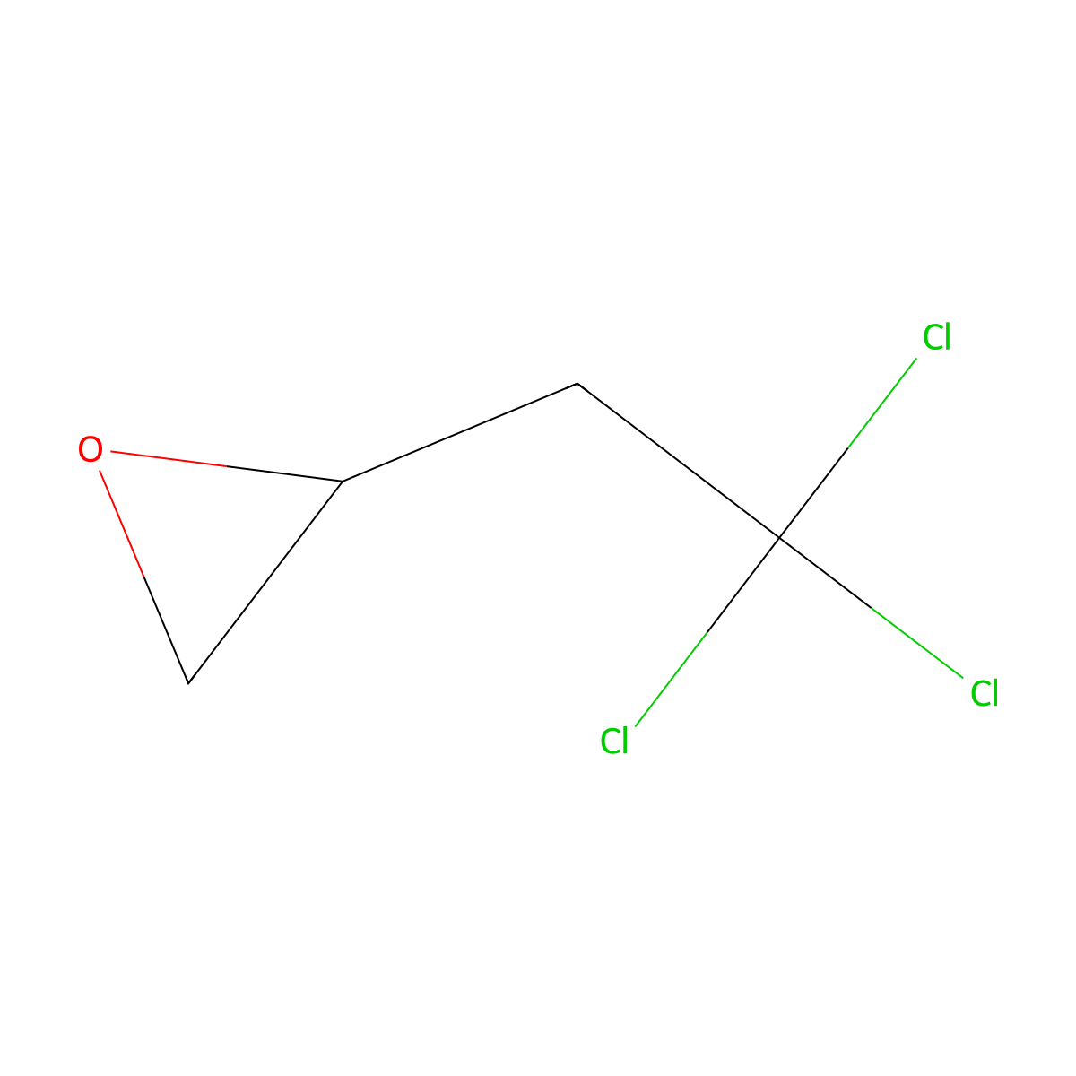 1,1,1-Trichloro-3,4-epoxybutane molecular structure, CAS 3083-25-8