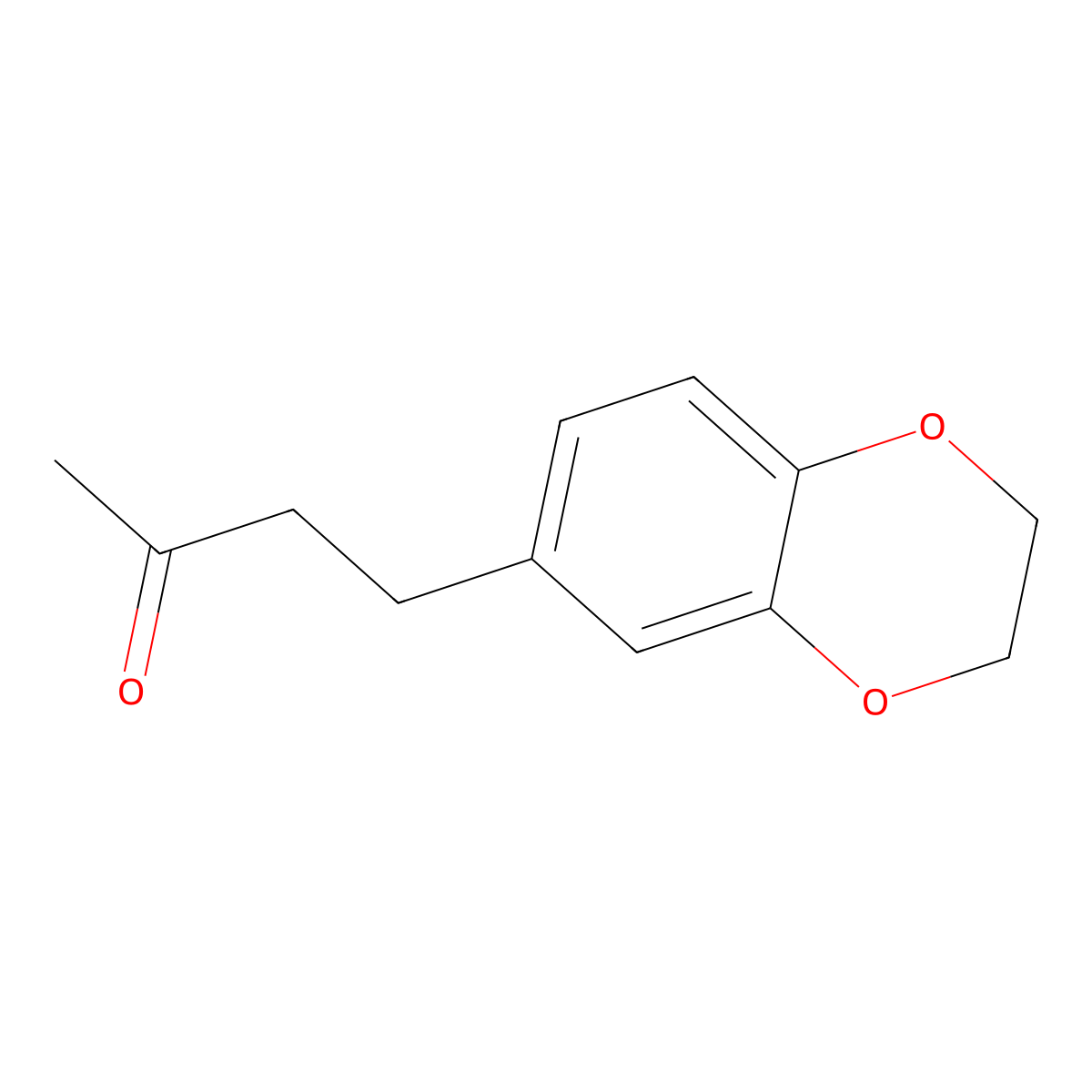 4-(2,3-Dihydro-1,4-benzodioxin-6-yl)butan-2-one molecular structure, CAS 30830-56-9