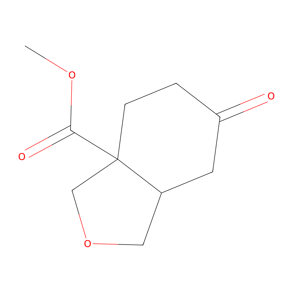 Methyl 6-oxo-octahydro-2-benzofuran-3a-carboxylate molecular structure, CAS 3083502-79-5