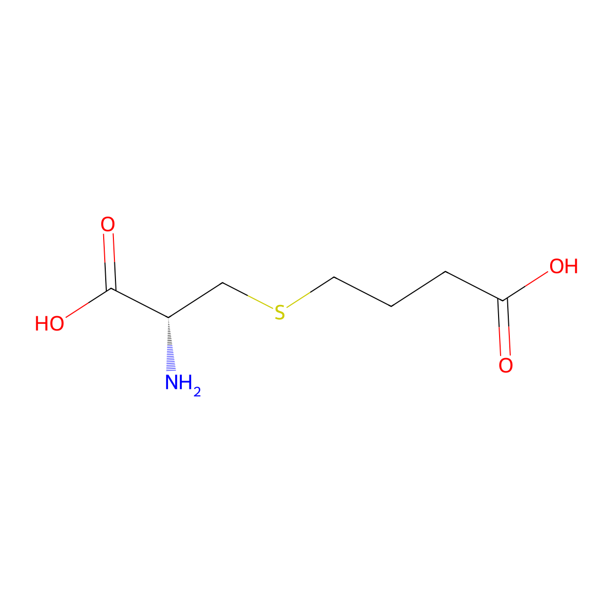 S-(3-Carboxypropyl)-L-cysteine molecular structure, CAS 30845-11-5