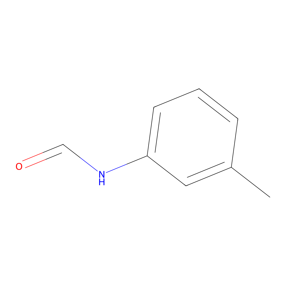 3'-Methylformanilide molecular structure, CAS 3085-53-8