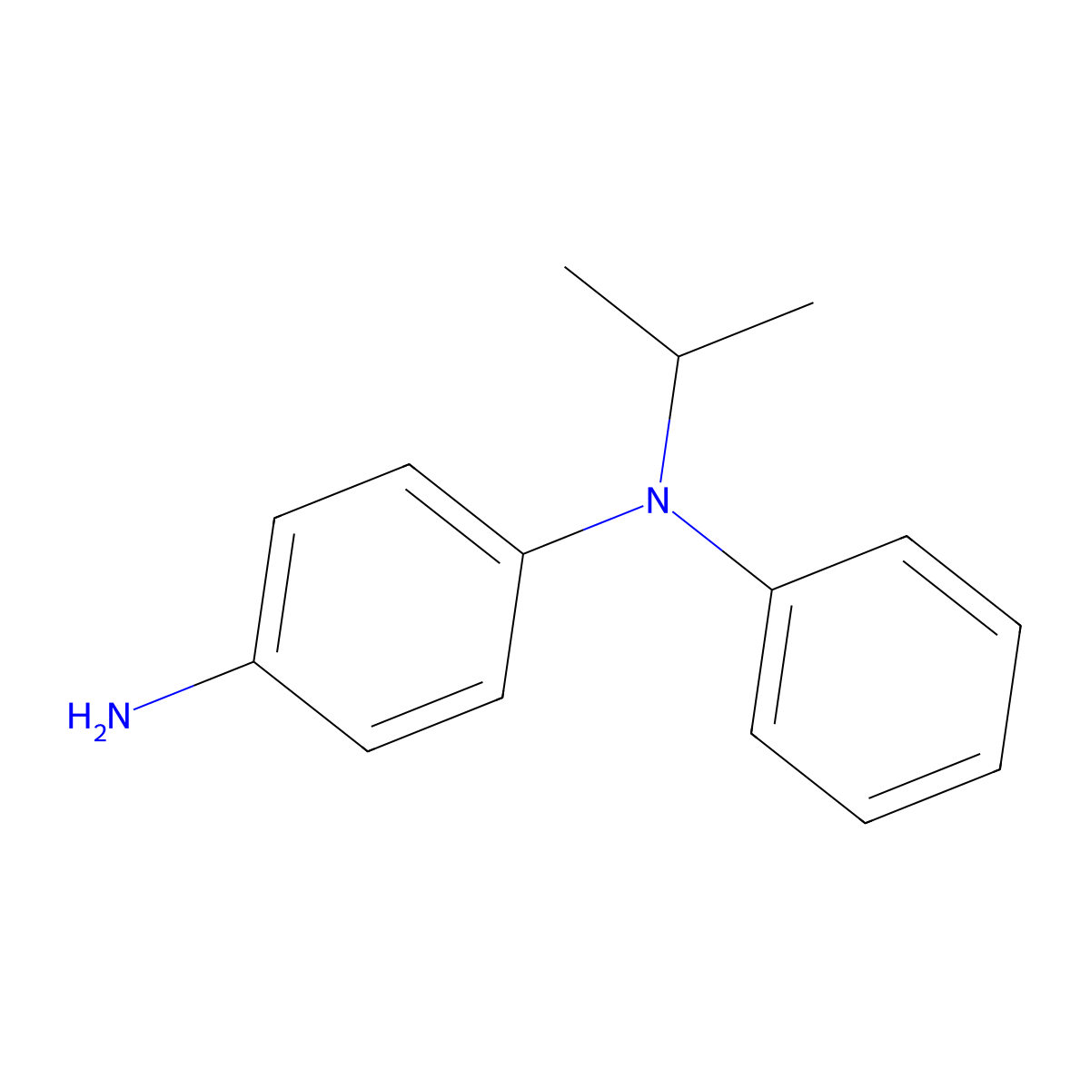 N1-(1-Methylethyl)-N1-phenyl-1,4-benzenediamine molecular structure, CAS 3085-82-3