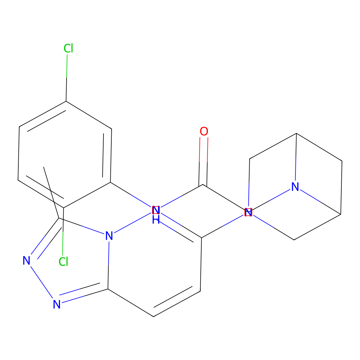 N-(2,5-dichlorophenyl)-2-[3-(3-methyl-[1,2,4]triazolo[4,3-b]pyridazin-6-yl)-3,6-diazabicyclo[3.1.1]heptan-6-yl]acetamide molecular structure, CAS 3085424-00-3