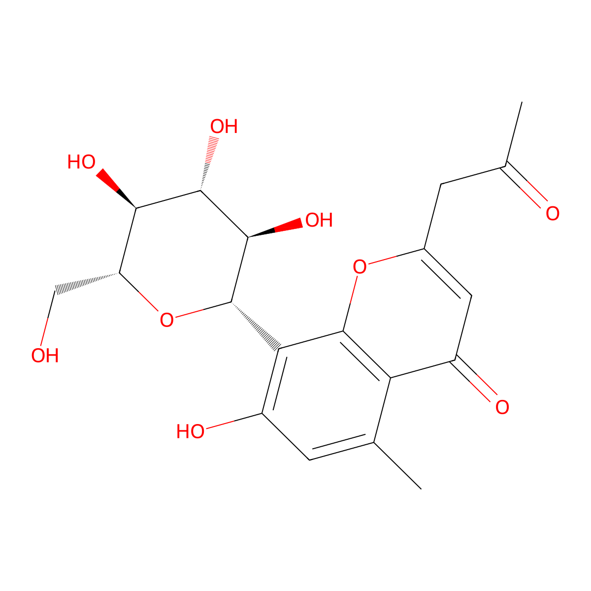 Aloesin molecular structure, CAS 30861-27-9