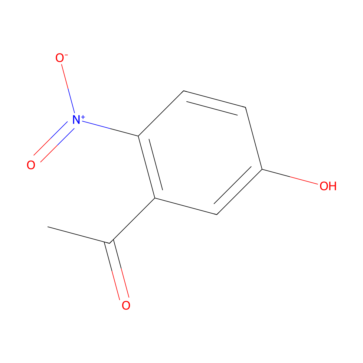 1-(5-Hydroxy-2-nitrophenyl)ethanone molecular structure, CAS 30879-49-3