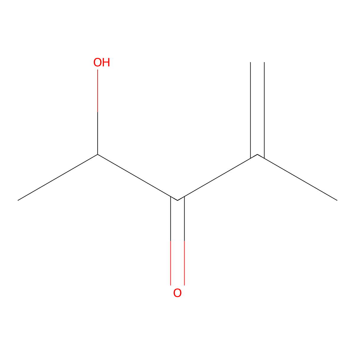 4-Hydroxy-2-methylpent-1-en-3-one molecular structure, CAS 308795-99-5