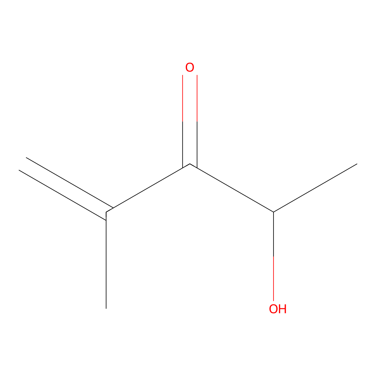 4-Hydroxy-2-methylpent-1-en-3-one molecular structure, CAS 308795-99-5