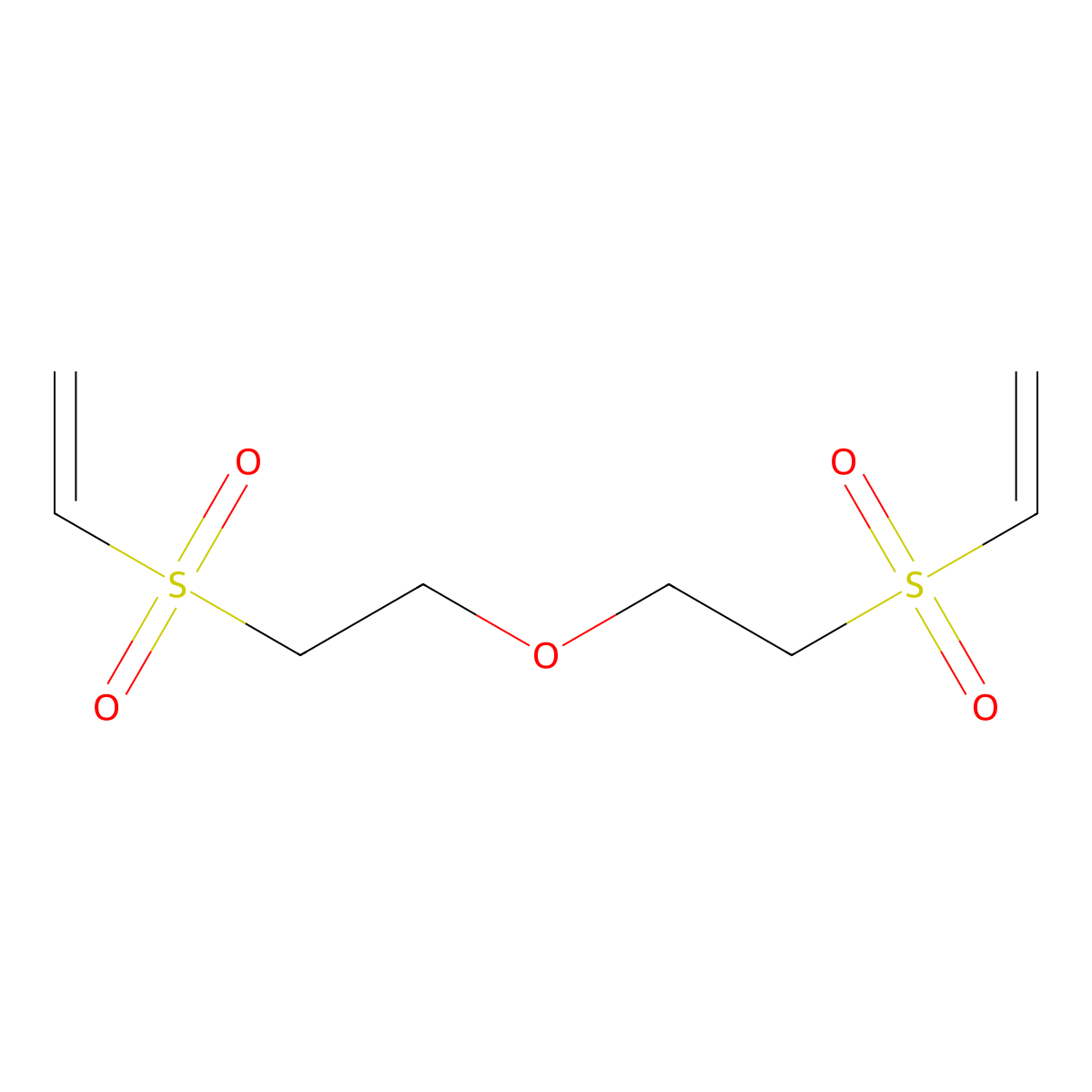 1,1'-(Oxybis(ethylenesulphonyl))diethylene molecular structure, CAS 3088-18-4