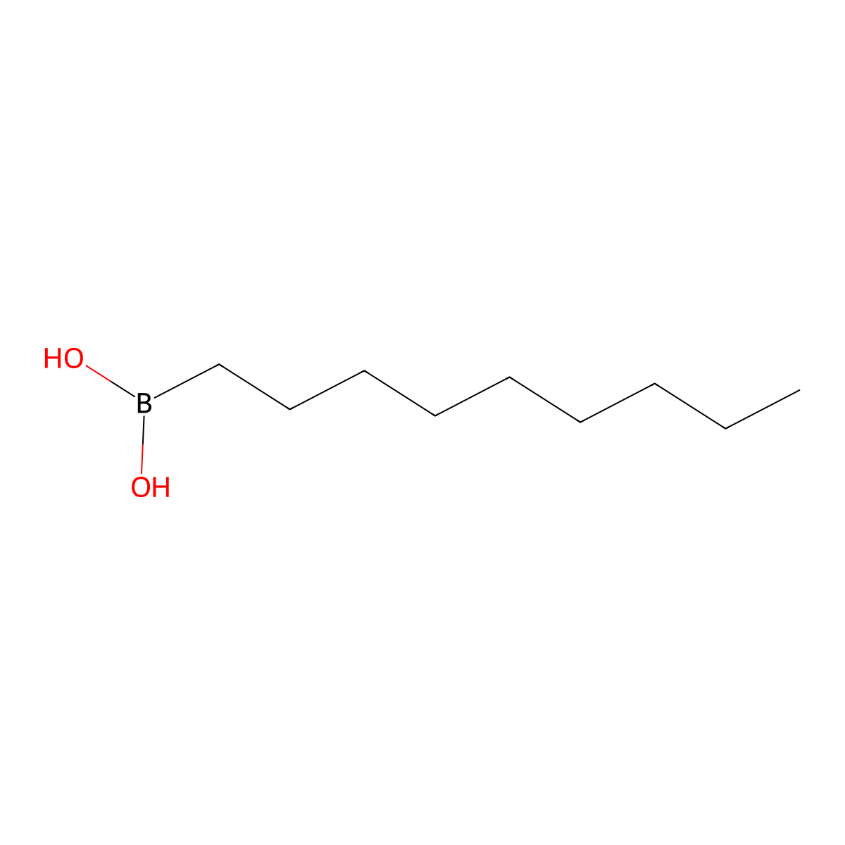 Nonylboronic acid molecular structure, CAS 3088-78-6