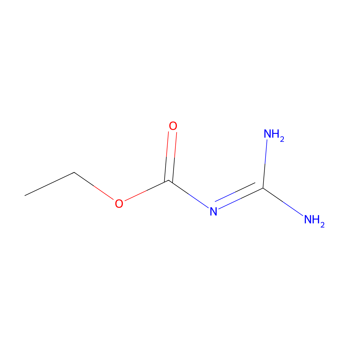 Ethoxycarbonylguanidine molecular structure, CAS 30884-39-0