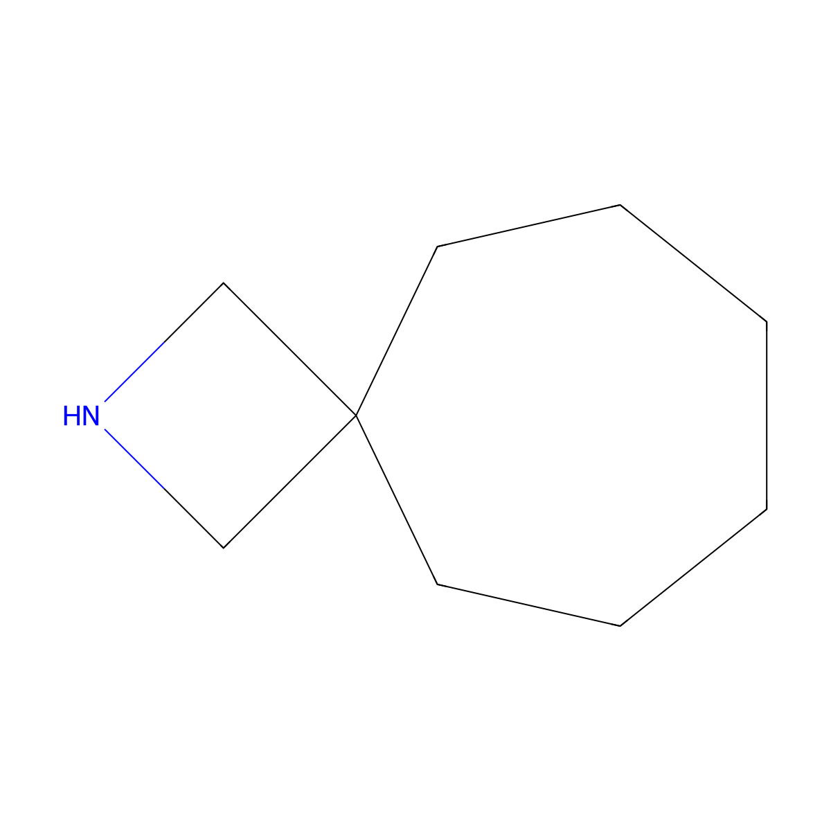2-Azaspiro[3.6]decane molecular structure, CAS 308848-85-3