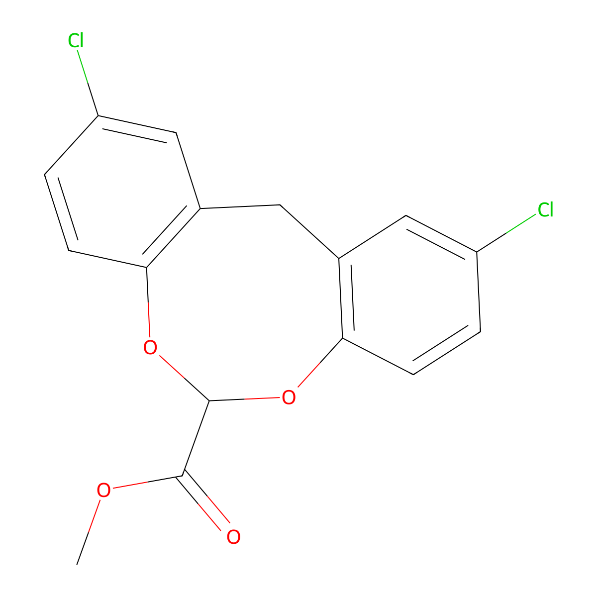 Treloxinate molecular structure, CAS 30910-27-1