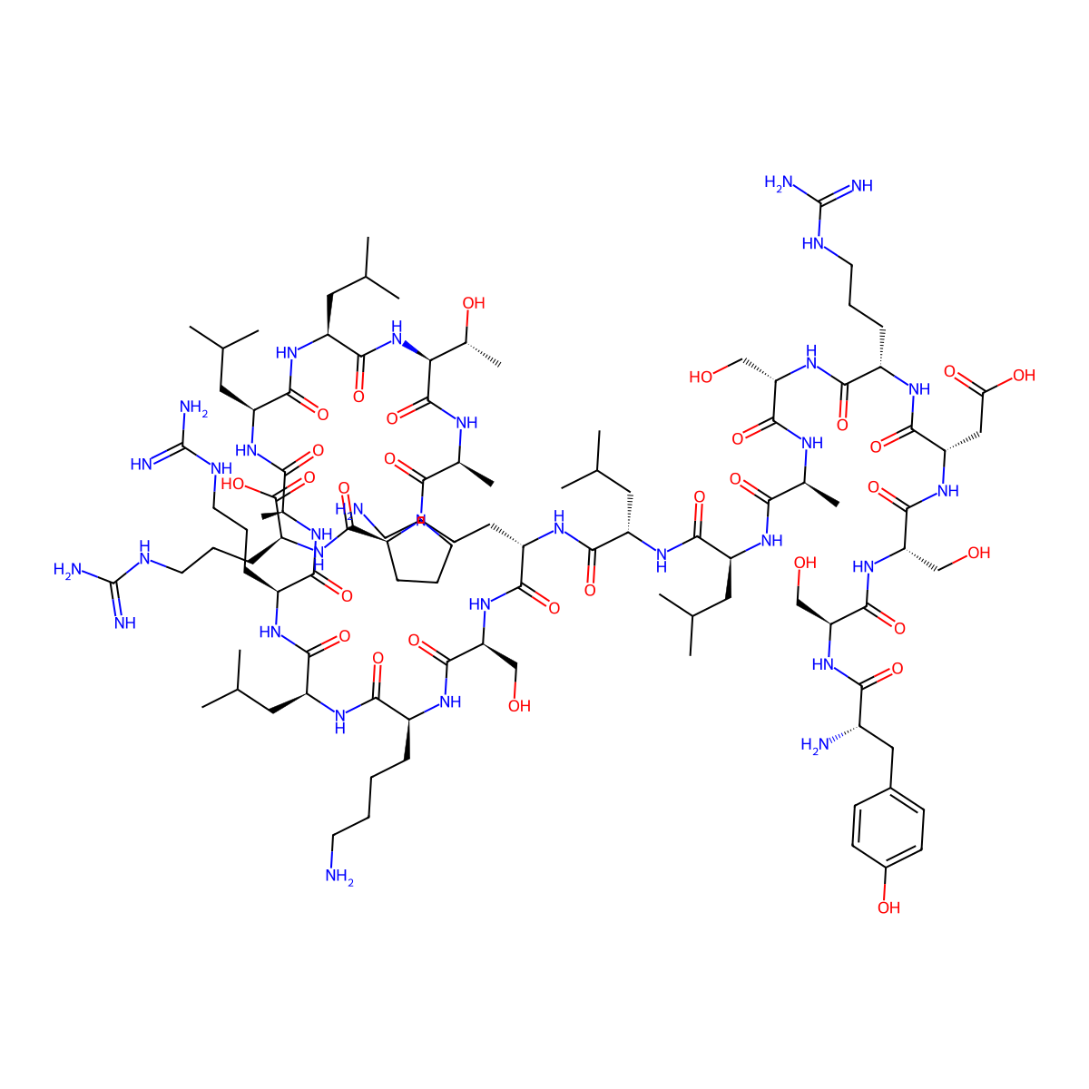 (Tyr0)-prepro-atrial natriuretic factor (104-123) (human) molecular structure, CAS 309245-24-7