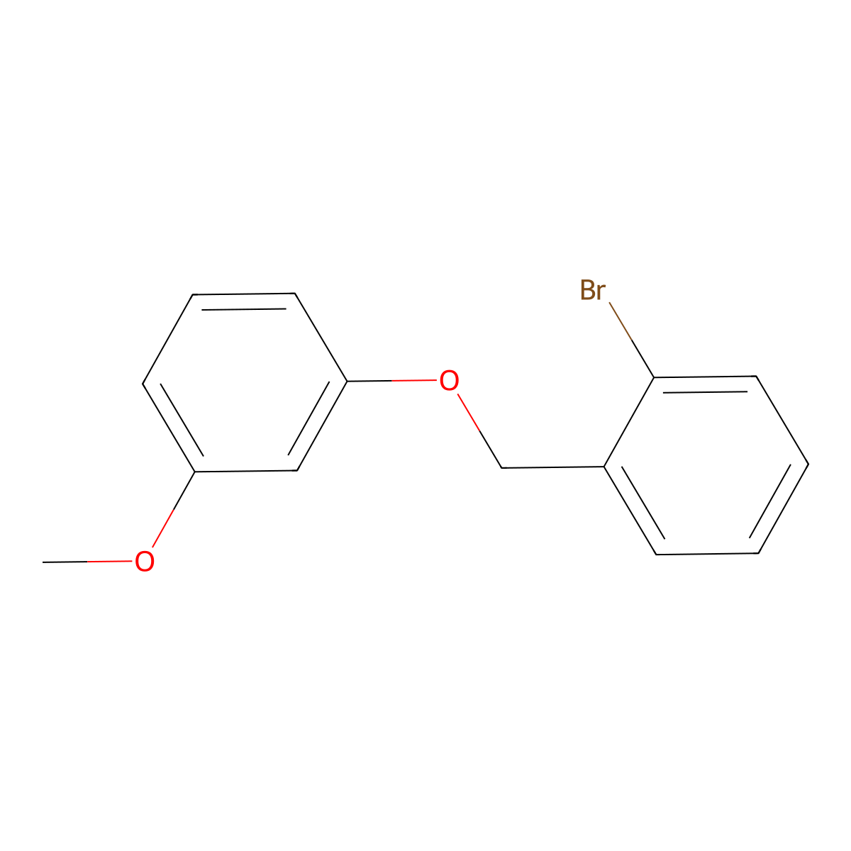 2-Bromobenzyl-(3-methoxyphenyl)ether molecular structure, CAS 309254-29-3