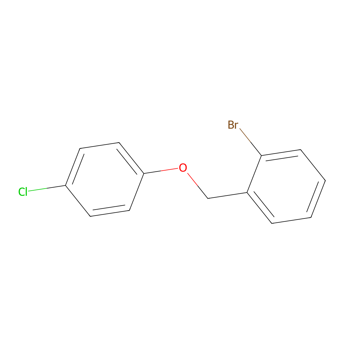 2-Bromobenzyl-(4-chlorophenyl)ether molecular structure, CAS 309254-39-5