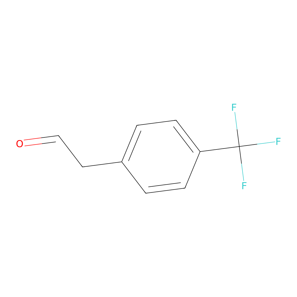 [4-(Trifluoromethyl)phenyl]acetaldehyde molecular structure, CAS 30934-62-4