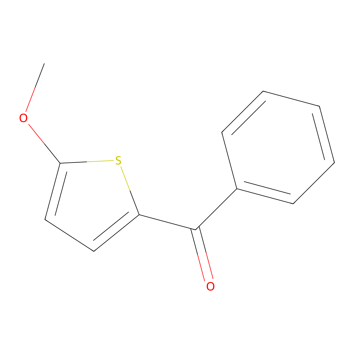 (5-Methoxy-2-thienyl)phenylmethanone molecular structure, CAS 30955-96-5